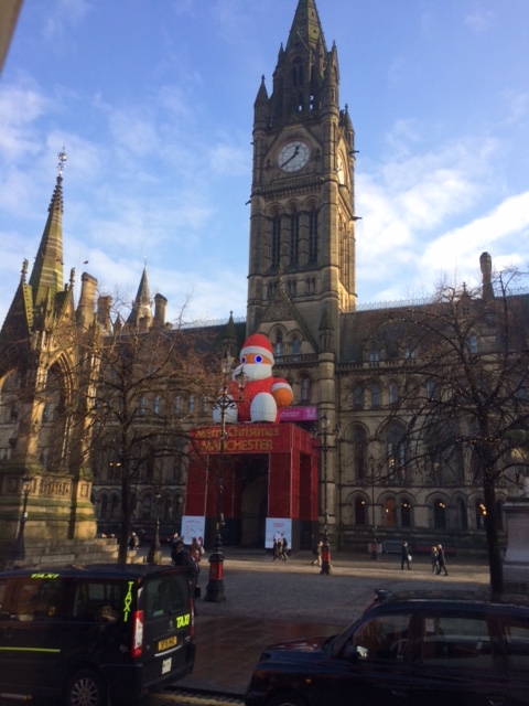 Manchester Santa claus